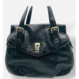 New Marc Jacobs Shoulder Bag Ostrich Black 2Way Crossbody